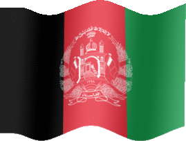 Extra Large still flag of Afghanistan