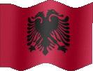 Large still flag of Albania