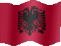 Animated Albania flags