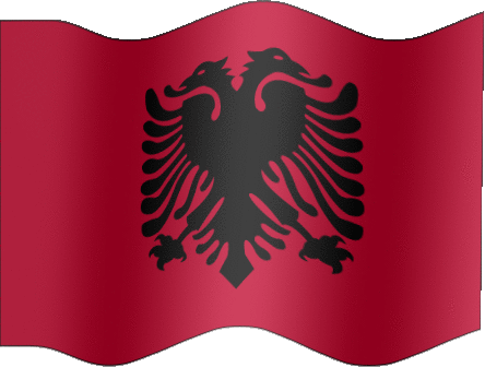 Very Big still flag of Albania