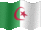 Small animated flag of Algeria