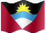 Medium animated flag of Antigua and Barbuda