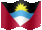 Small animated flag of Antigua and Barbuda