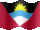 Small still flag of Antigua and Barbuda