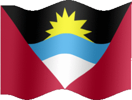 Extra Large still flag of Antigua and Barbuda