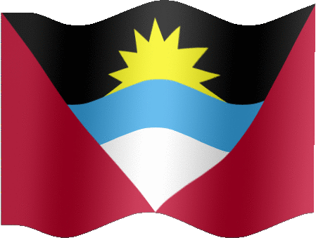 Very Big still flag of Antigua and Barbuda