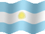 Animated Argentina flags