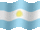 Small still flag of Argentina