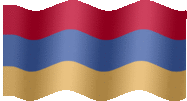 Large animated flag of Armenia