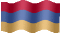 Medium animated flag of Armenia
