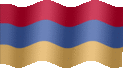 Animated Armenia flags