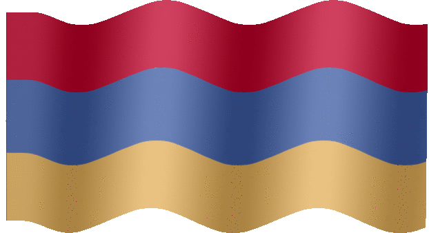 Very Big animated flag of Armenia