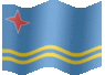 Medium animated flag of Aruba