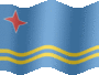 Medium still flag of Aruba