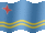 Small still flag of Aruba