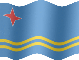 Extra Large still flag of Aruba