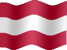Large still flag of Austria