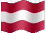 Medium animated flag of Austria