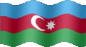 Animated Azerbaijan flags