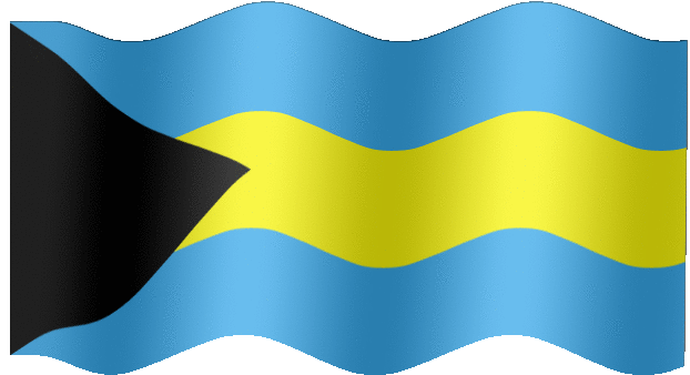 Very Big animated flag of Bahamas, The
