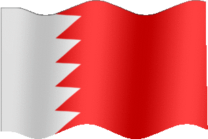 Extra Large still flag of Bahrain
