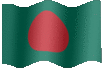 Medium animated flag of Bangladesh