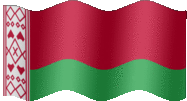 Large animated flag of Belarus