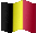 Small animated flag of Belgium