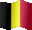 Small still flag of Belgium