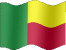 Large still flag of Benin