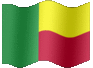Medium animated flag of Benin