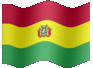Medium animated flag of Bolivia