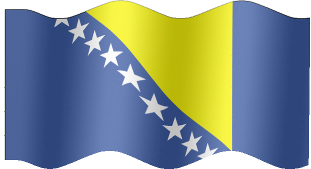 Very Big animated flag of Bosnia and Herzegovina