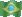 Extra Small animated flag of Brazil