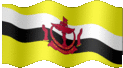Medium animated flag of Brunei