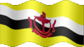 Animated Brunei flags