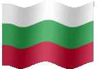 Large animated flag of Bulgaria