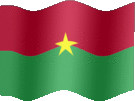 Large still flag of Burkina Faso