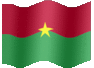 Medium animated flag of Burkina Faso
