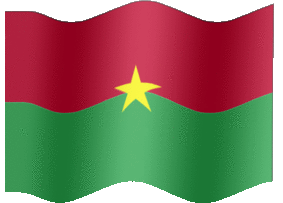 Extra Large animated flag of Burkina Faso