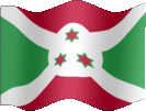 Large still flag of Burundi