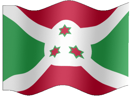 Very Big animated flag of Burundi