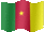 Small animated flag of Cameroon