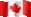 Extra Small animated flag of Canada
