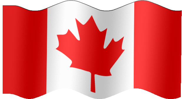 Very Big animated flag of Canada