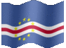 Medium animated flag of Cabo Verde