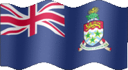 Large still flag of Cayman Islands