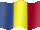 Small still flag of Chad
