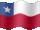 Small still flag of Chile