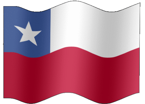 Very Big animated flag of Chile